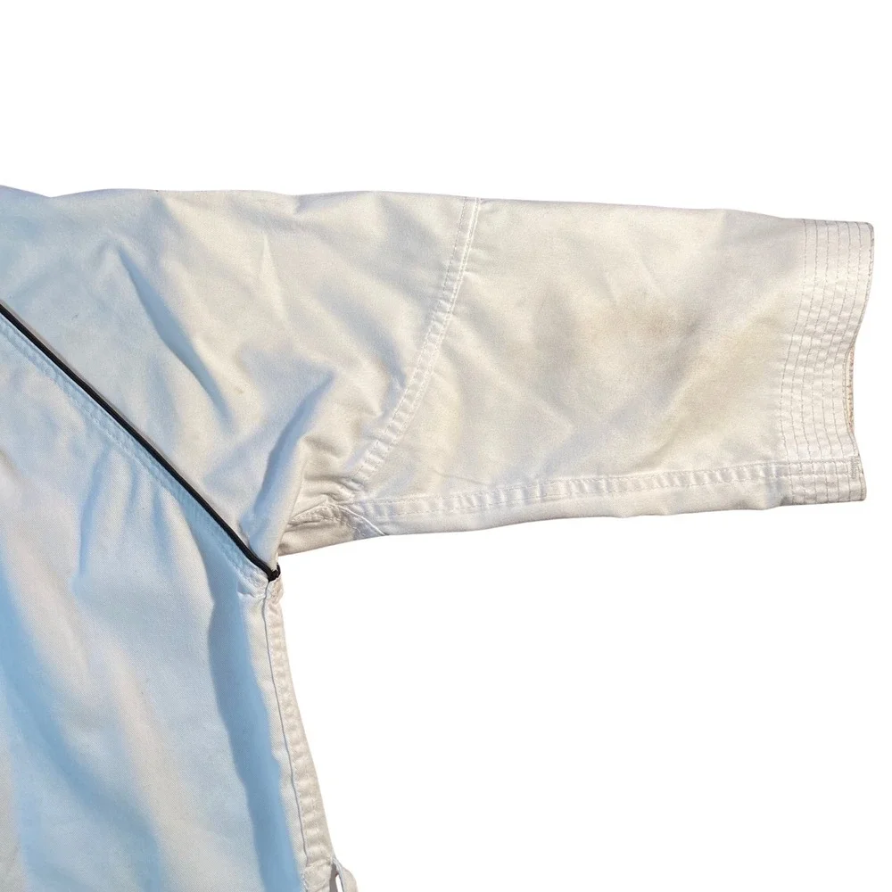 Tiger Rock Kids White Karate Jacket Taekwondo Martial Arts Uniform Gi Size 2/150 - Picture 4 of 11